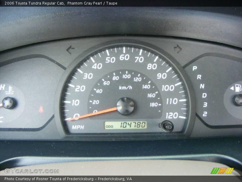 Phantom Gray Pearl / Taupe 2006 Toyota Tundra Regular Cab