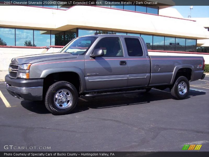 Graystone Metallic / Dark Charcoal 2007 Chevrolet Silverado 2500HD Classic LT Extended Cab 4x4