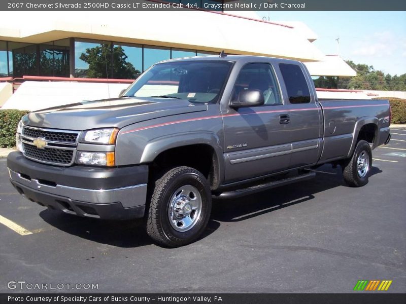 Graystone Metallic / Dark Charcoal 2007 Chevrolet Silverado 2500HD Classic LT Extended Cab 4x4