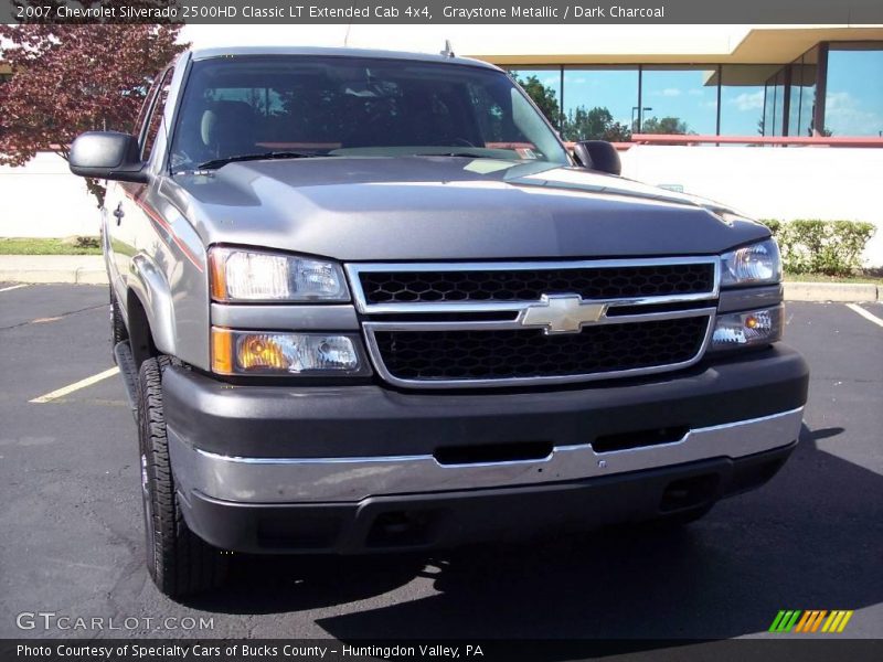 Graystone Metallic / Dark Charcoal 2007 Chevrolet Silverado 2500HD Classic LT Extended Cab 4x4