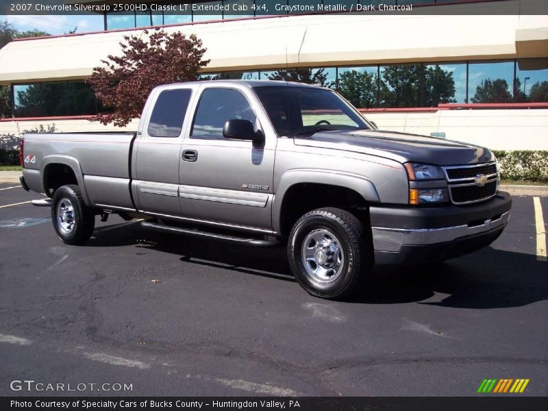 Graystone Metallic / Dark Charcoal 2007 Chevrolet Silverado 2500HD Classic LT Extended Cab 4x4