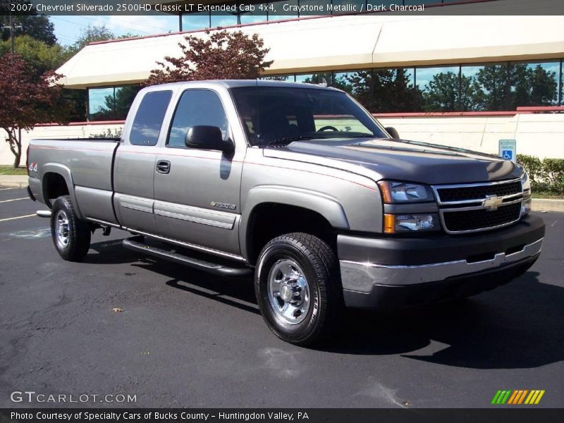 Graystone Metallic / Dark Charcoal 2007 Chevrolet Silverado 2500HD Classic LT Extended Cab 4x4