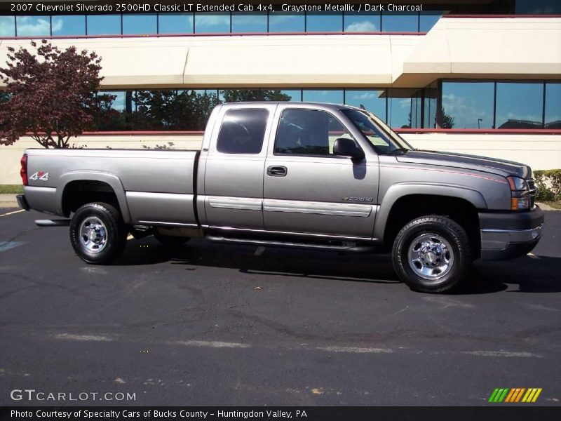 Graystone Metallic / Dark Charcoal 2007 Chevrolet Silverado 2500HD Classic LT Extended Cab 4x4