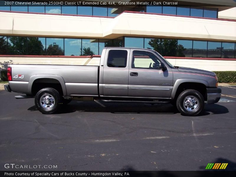 Graystone Metallic / Dark Charcoal 2007 Chevrolet Silverado 2500HD Classic LT Extended Cab 4x4