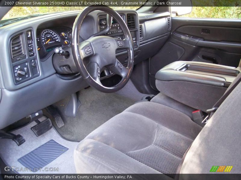 Graystone Metallic / Dark Charcoal 2007 Chevrolet Silverado 2500HD Classic LT Extended Cab 4x4