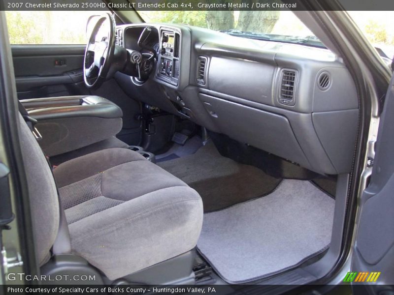 Graystone Metallic / Dark Charcoal 2007 Chevrolet Silverado 2500HD Classic LT Extended Cab 4x4