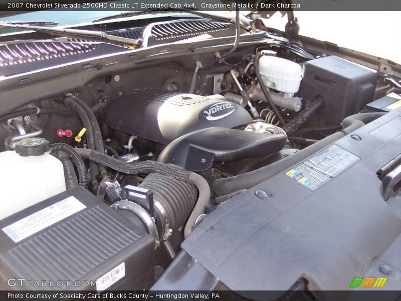 Graystone Metallic / Dark Charcoal 2007 Chevrolet Silverado 2500HD Classic LT Extended Cab 4x4