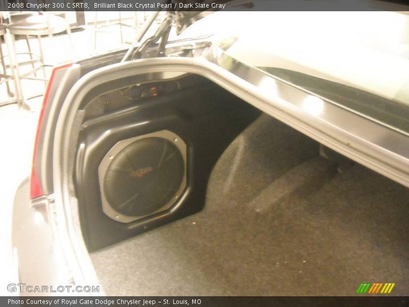 Brilliant Black Crystal Pearl / Dark Slate Gray 2008 Chrysler 300 C SRT8