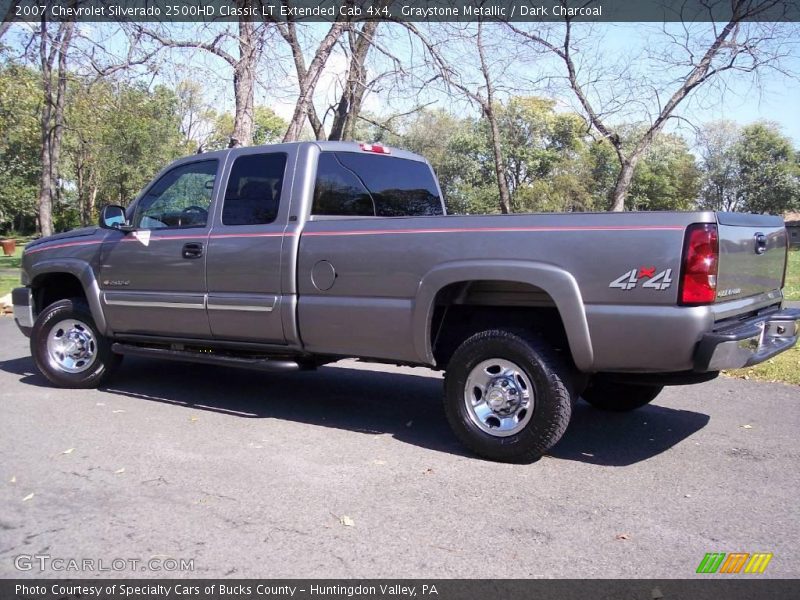Graystone Metallic / Dark Charcoal 2007 Chevrolet Silverado 2500HD Classic LT Extended Cab 4x4
