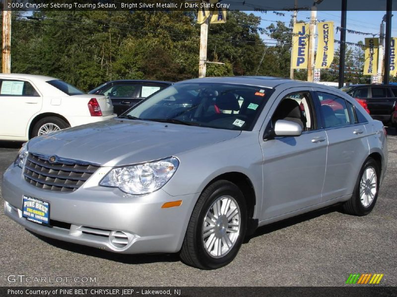 Bright Silver Metallic / Dark Slate Gray 2009 Chrysler Sebring Touring Sedan