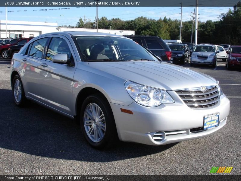 Bright Silver Metallic / Dark Slate Gray 2009 Chrysler Sebring Touring Sedan