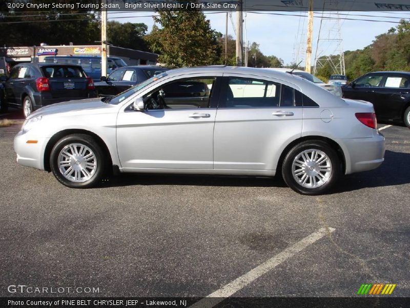 Bright Silver Metallic / Dark Slate Gray 2009 Chrysler Sebring Touring Sedan