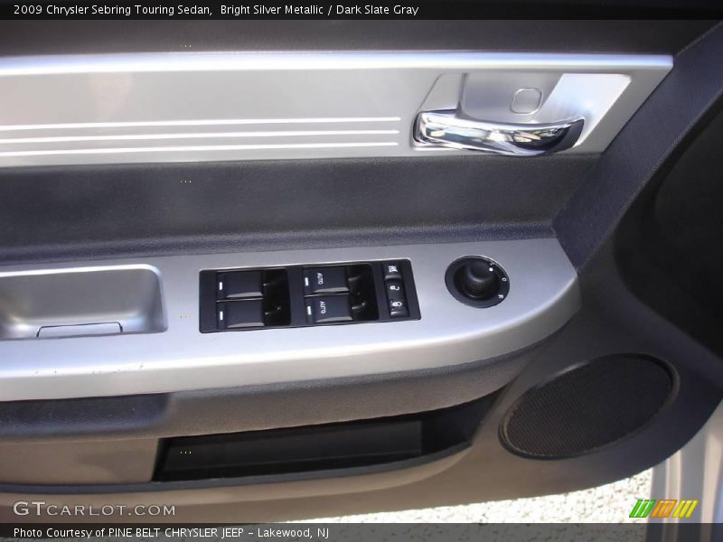 Bright Silver Metallic / Dark Slate Gray 2009 Chrysler Sebring Touring Sedan