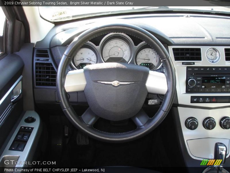 Bright Silver Metallic / Dark Slate Gray 2009 Chrysler Sebring Touring Sedan