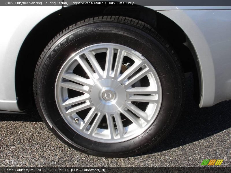 Bright Silver Metallic / Dark Slate Gray 2009 Chrysler Sebring Touring Sedan