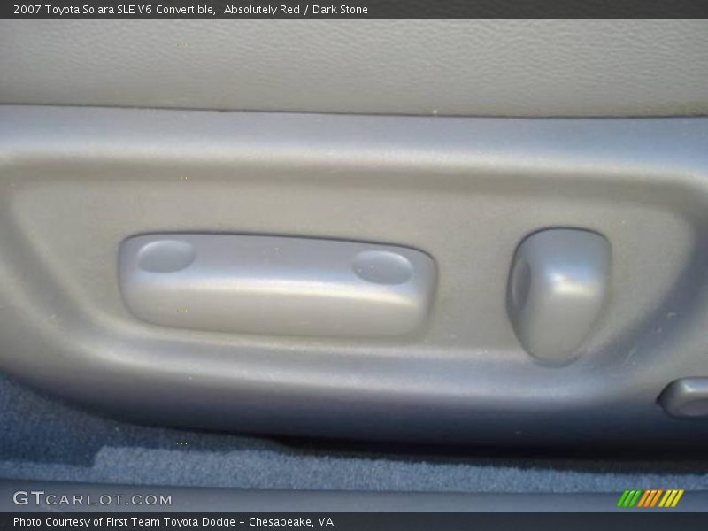 Absolutely Red / Dark Stone 2007 Toyota Solara SLE V6 Convertible