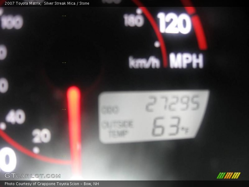 Silver Streak Mica / Stone 2007 Toyota Matrix