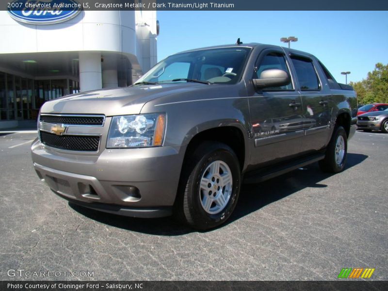 Graystone Metallic / Dark Titanium/Light Titanium 2007 Chevrolet Avalanche LS