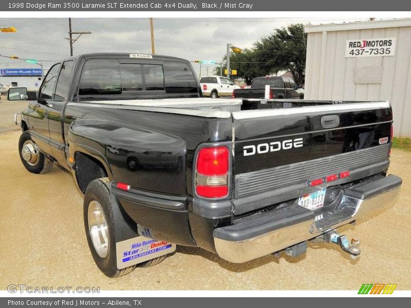 Black / Mist Gray 1998 Dodge Ram 3500 Laramie SLT Extended Cab 4x4 Dually