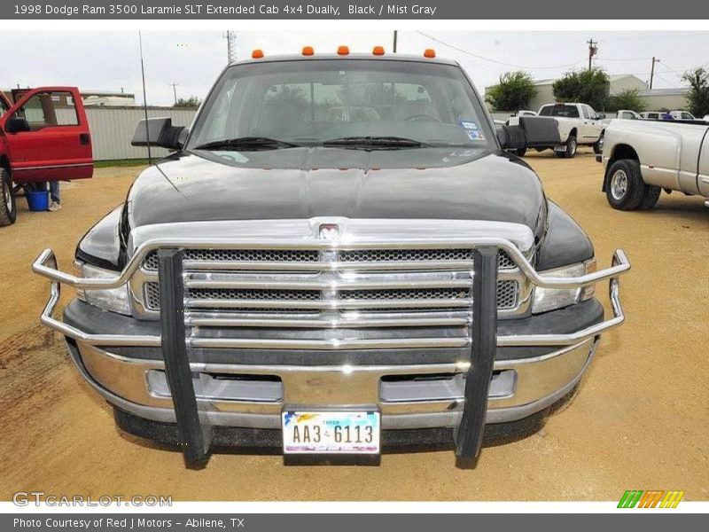 Black / Mist Gray 1998 Dodge Ram 3500 Laramie SLT Extended Cab 4x4 Dually