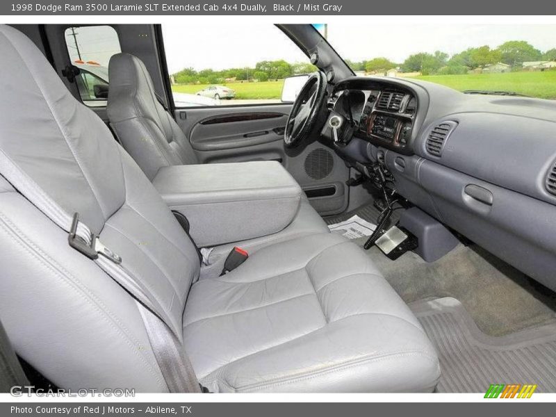 Black / Mist Gray 1998 Dodge Ram 3500 Laramie SLT Extended Cab 4x4 Dually