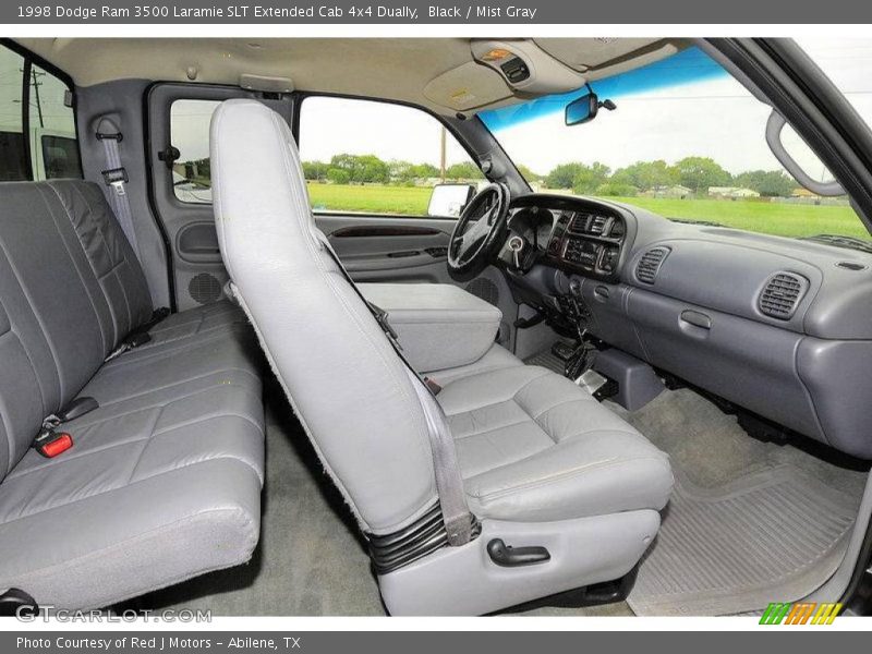 Black / Mist Gray 1998 Dodge Ram 3500 Laramie SLT Extended Cab 4x4 Dually
