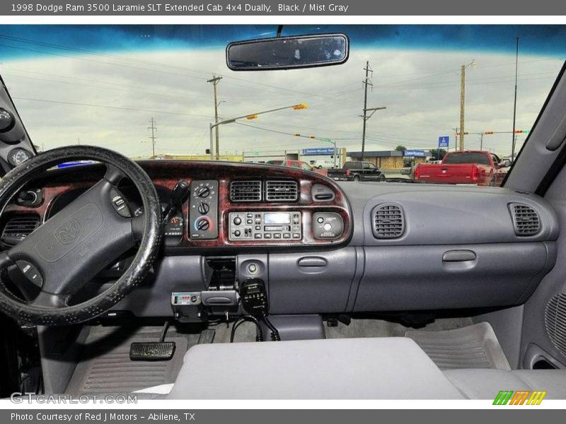 Black / Mist Gray 1998 Dodge Ram 3500 Laramie SLT Extended Cab 4x4 Dually