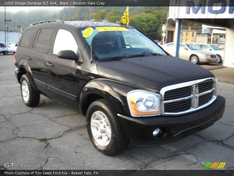 Black / Medium Slate Gray 2005 Dodge Durango SLT 4x4