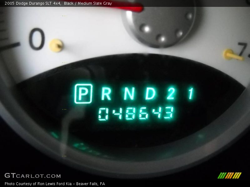 Black / Medium Slate Gray 2005 Dodge Durango SLT 4x4