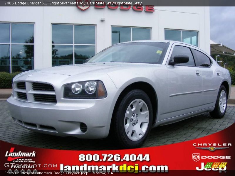 Bright Silver Metallic / Dark Slate Gray/Light Slate Gray 2006 Dodge Charger SE