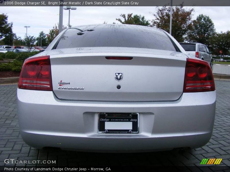 Bright Silver Metallic / Dark Slate Gray/Light Slate Gray 2006 Dodge Charger SE