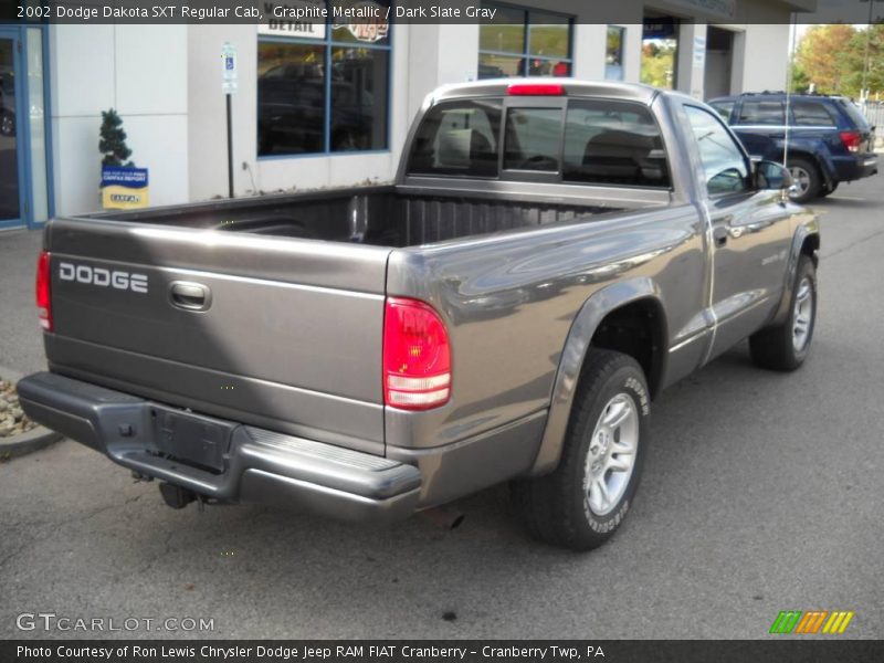 Graphite Metallic / Dark Slate Gray 2002 Dodge Dakota SXT Regular Cab
