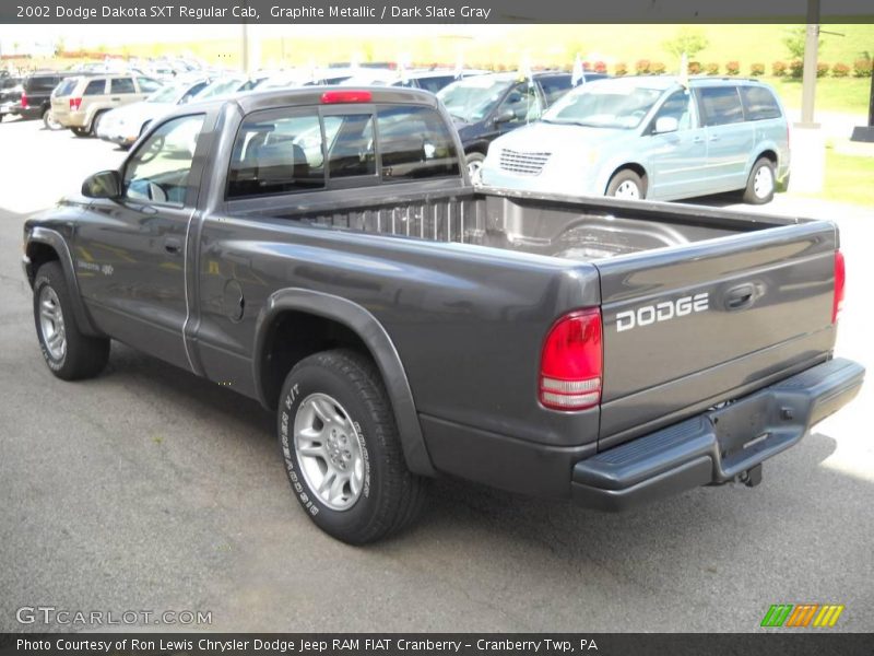 Graphite Metallic / Dark Slate Gray 2002 Dodge Dakota SXT Regular Cab