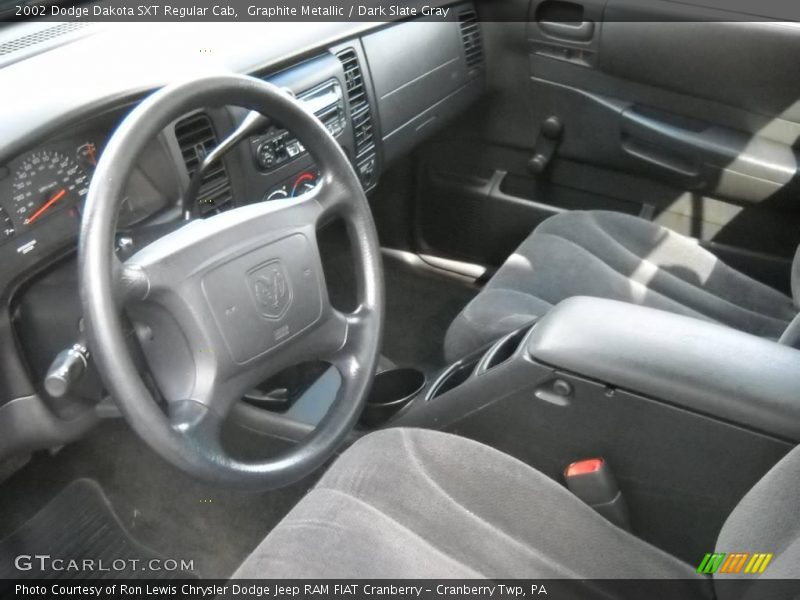  2002 Dakota SXT Regular Cab Dark Slate Gray Interior