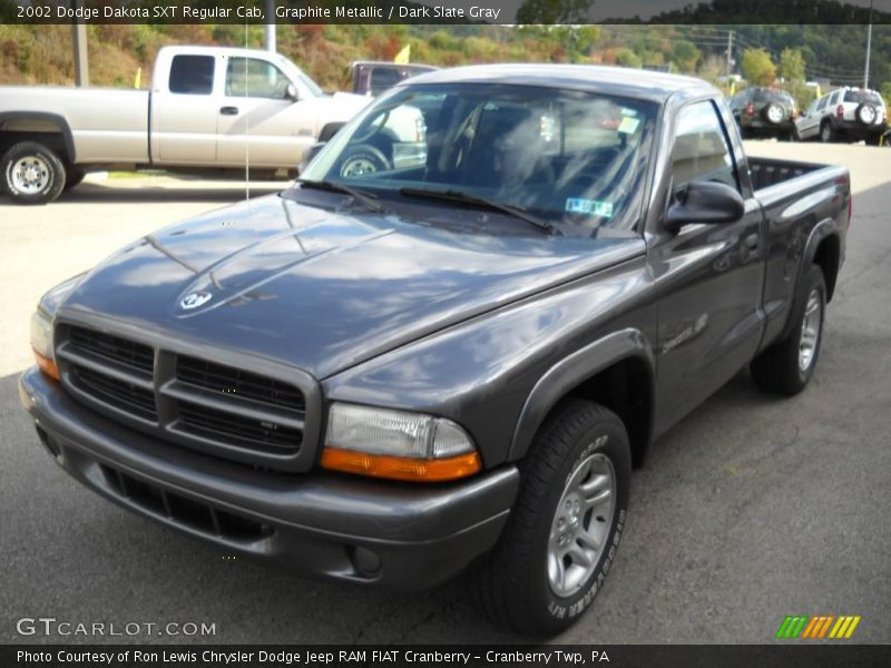  2002 Dakota SXT Regular Cab Graphite Metallic