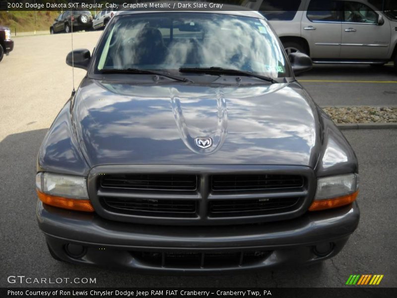 Graphite Metallic / Dark Slate Gray 2002 Dodge Dakota SXT Regular Cab