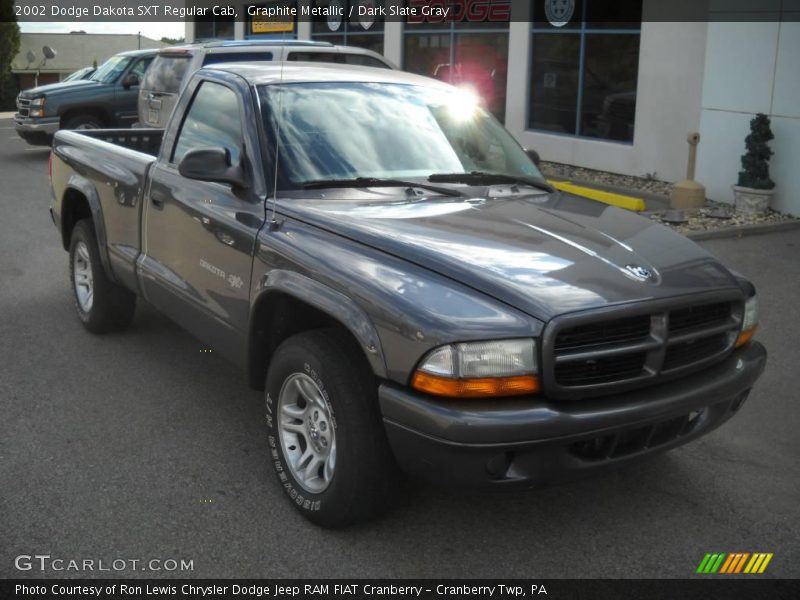  2002 Dakota SXT Regular Cab Graphite Metallic