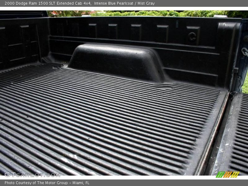 Intense Blue Pearlcoat / Mist Gray 2000 Dodge Ram 1500 SLT Extended Cab 4x4