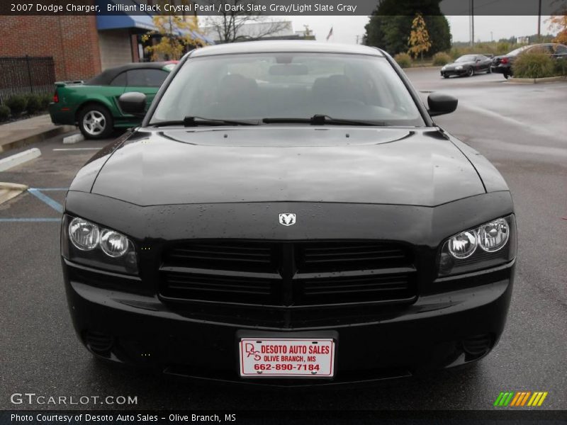 Brilliant Black Crystal Pearl / Dark Slate Gray/Light Slate Gray 2007 Dodge Charger