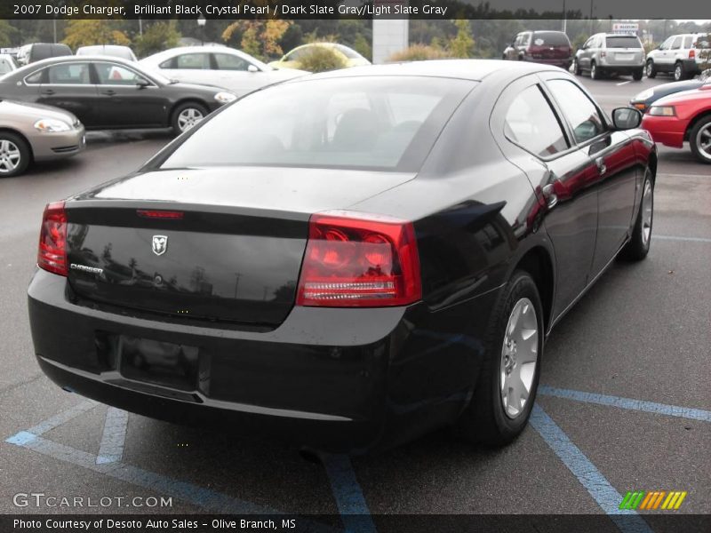 Brilliant Black Crystal Pearl / Dark Slate Gray/Light Slate Gray 2007 Dodge Charger