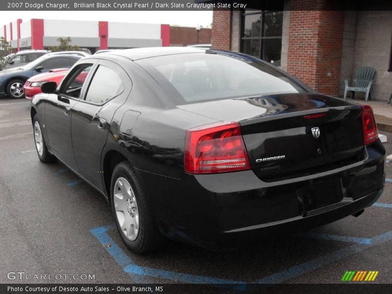 Brilliant Black Crystal Pearl / Dark Slate Gray/Light Slate Gray 2007 Dodge Charger