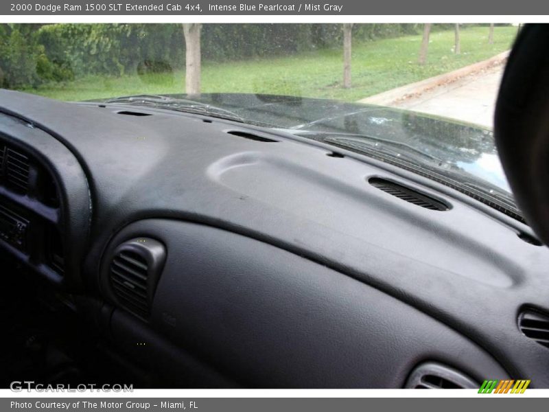 Intense Blue Pearlcoat / Mist Gray 2000 Dodge Ram 1500 SLT Extended Cab 4x4