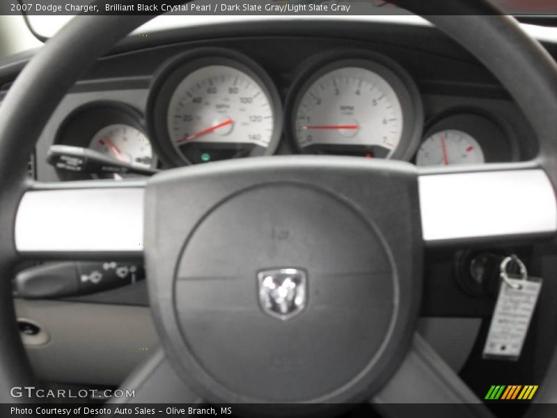Brilliant Black Crystal Pearl / Dark Slate Gray/Light Slate Gray 2007 Dodge Charger