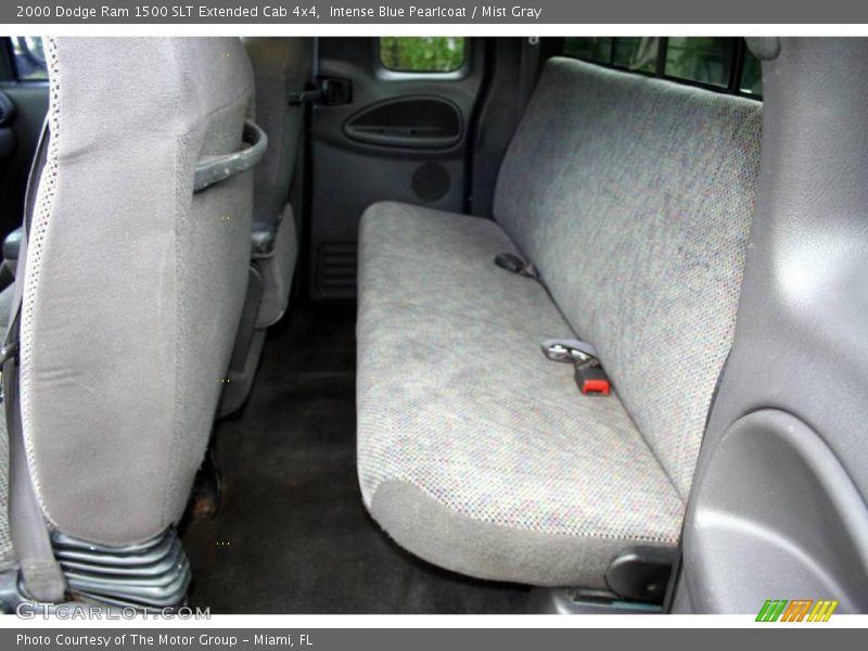 Intense Blue Pearlcoat / Mist Gray 2000 Dodge Ram 1500 SLT Extended Cab 4x4