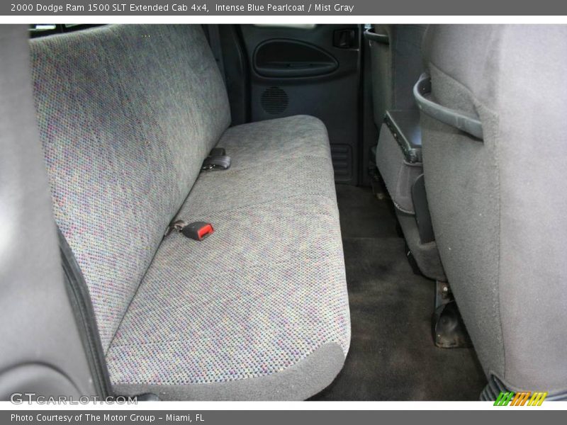 Intense Blue Pearlcoat / Mist Gray 2000 Dodge Ram 1500 SLT Extended Cab 4x4