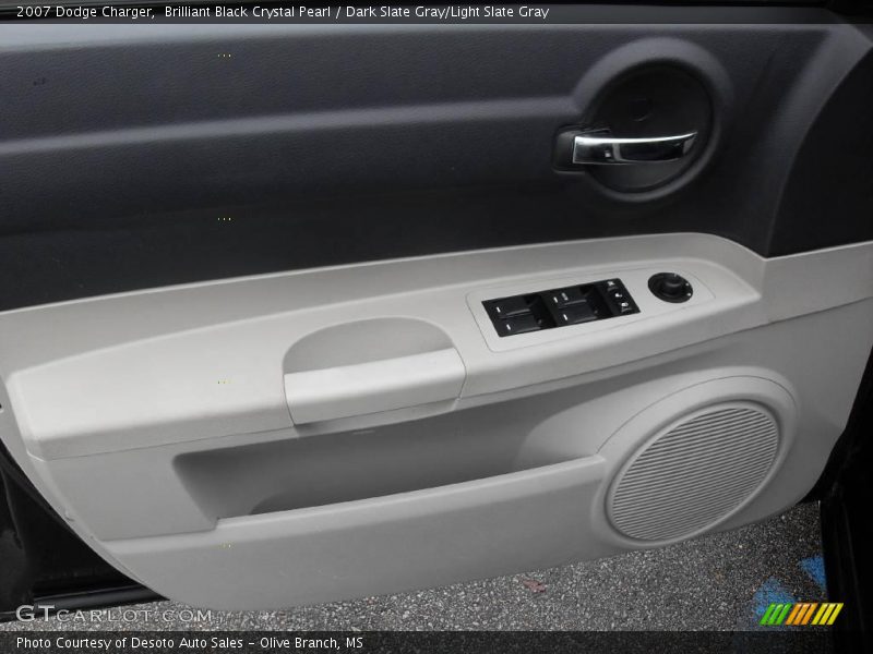Brilliant Black Crystal Pearl / Dark Slate Gray/Light Slate Gray 2007 Dodge Charger