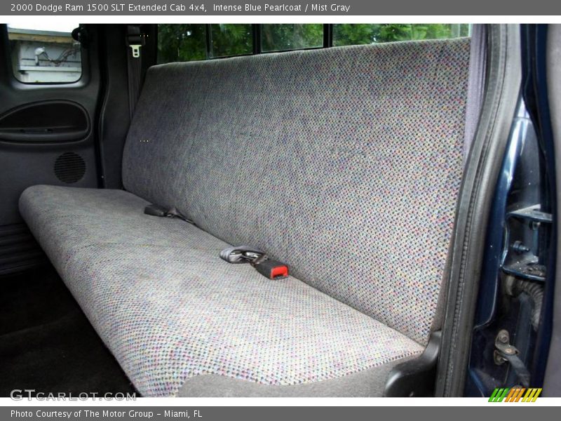 Intense Blue Pearlcoat / Mist Gray 2000 Dodge Ram 1500 SLT Extended Cab 4x4