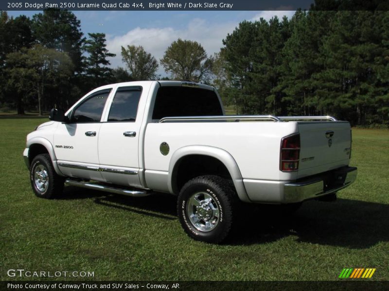 Bright White / Dark Slate Gray 2005 Dodge Ram 2500 Laramie Quad Cab 4x4