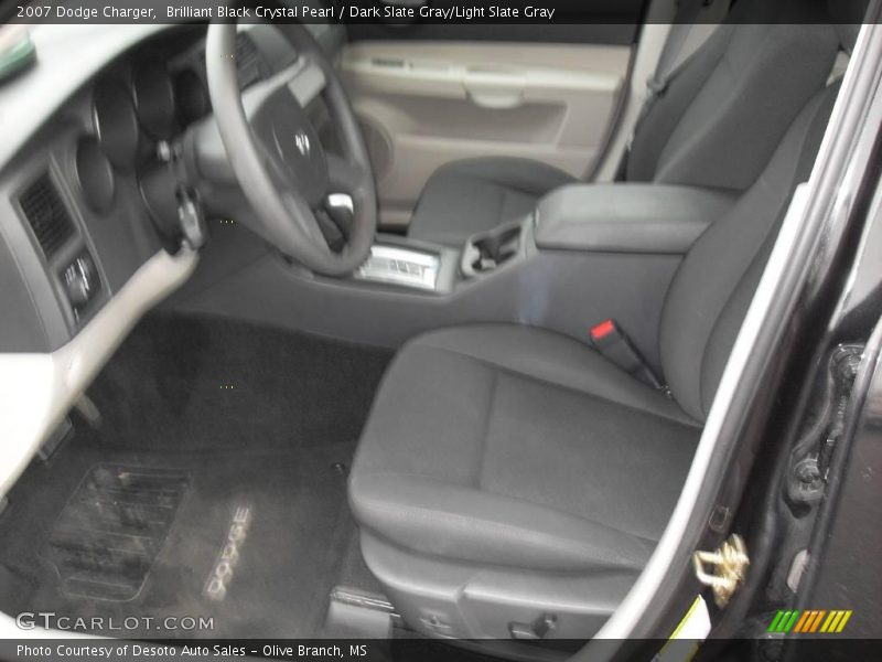 Brilliant Black Crystal Pearl / Dark Slate Gray/Light Slate Gray 2007 Dodge Charger