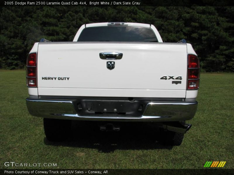 Bright White / Dark Slate Gray 2005 Dodge Ram 2500 Laramie Quad Cab 4x4